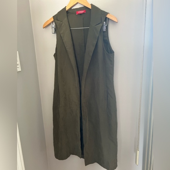 Guess Green Vest M - Picture 1 of 8